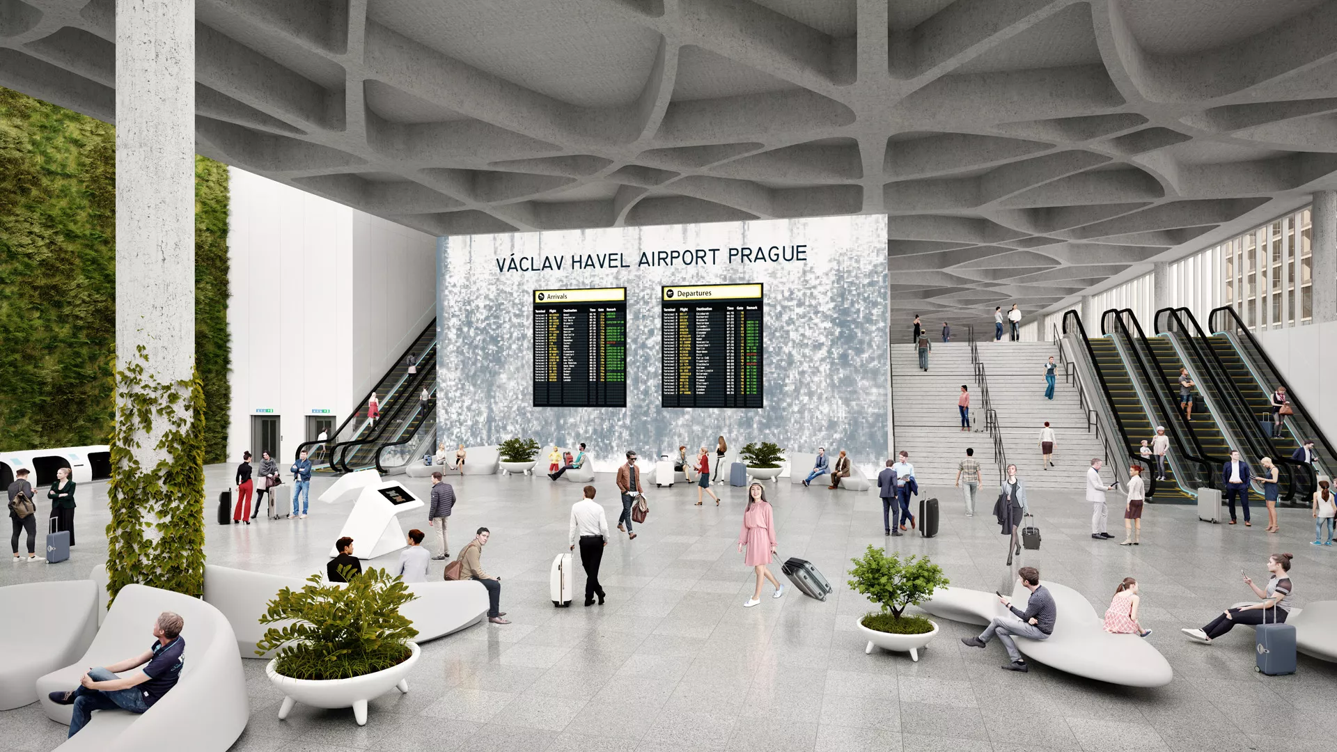 Airport development visualization - 2
